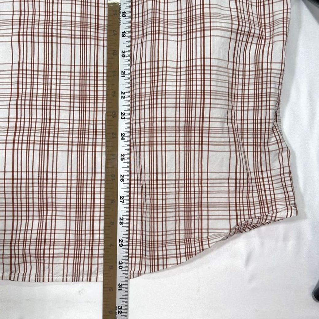 Ecko Unltd. Classic Shirt Casual Brown & White Plaid Button-Down Long Sleeve Top Mens XXL Size US XXL / EU 58 / 5 - 6 Thumbnail