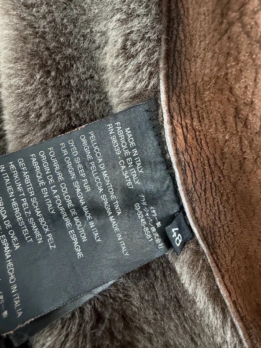 Prada Prada Brown Italian Sheep Dyed Fur Shearling Leather Jacket Size US M / EU 48-50 / 2 - 8 Thumbnail
