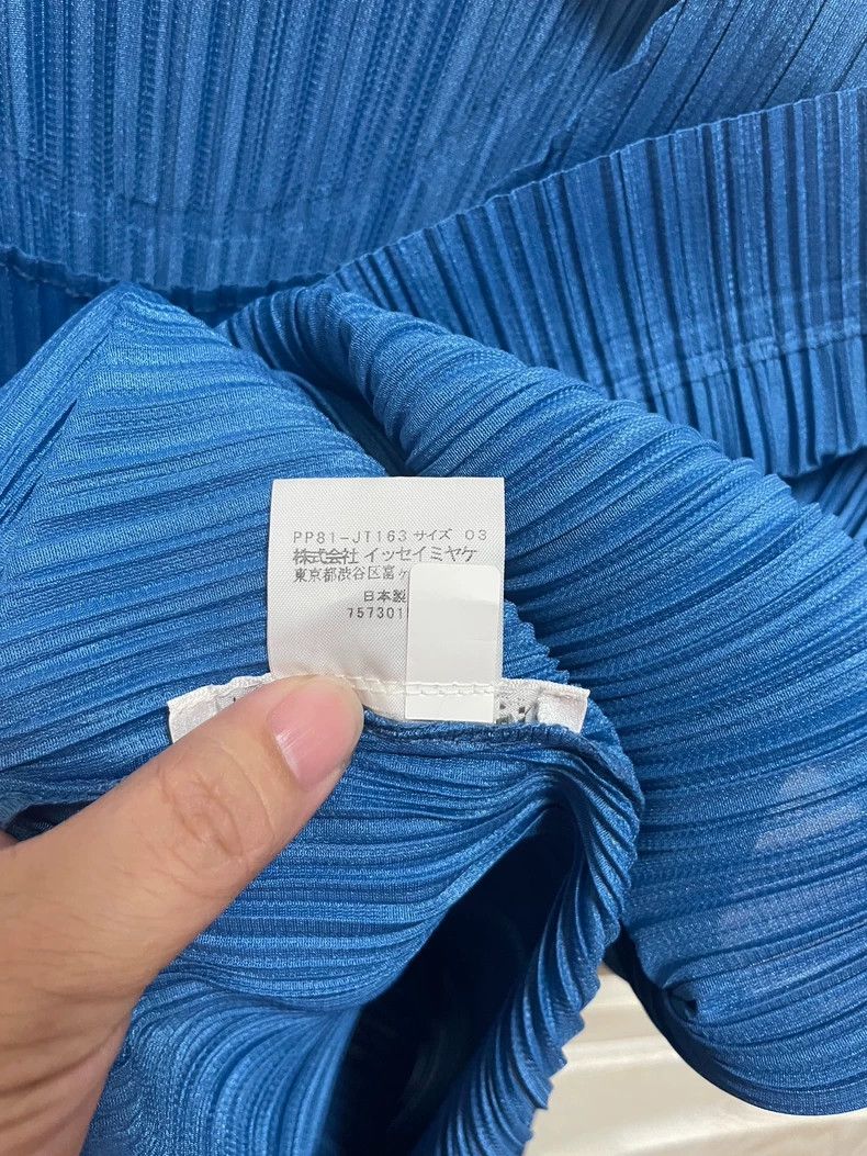 Issey Miyake issey miyake size:3 Blue short-sleeved shirt 2505-Nextarro Size XXS / US 00 / IT 34 - 8 Thumbnail