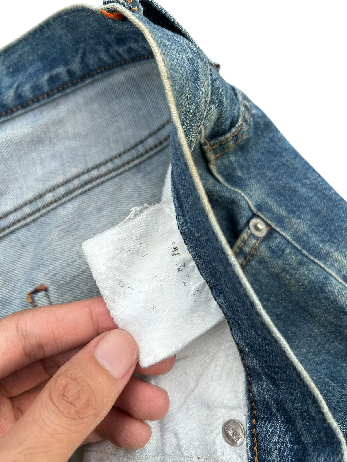 W&LT W&LT kiss The Future Distressed Denim Jeans Size US 32 / EU 48 - 13 Thumbnail