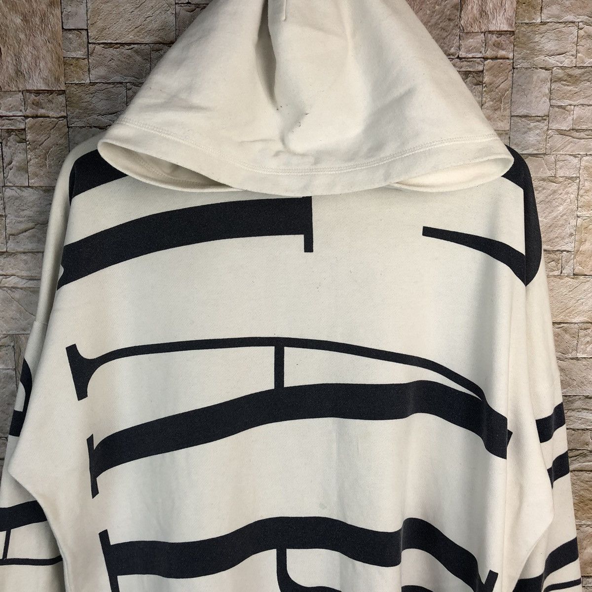 Gap DL Gap Big Font baggie White Hoodie sweatshirt #A378 Size US M / EU 48-50 / 2 - 5 Thumbnail