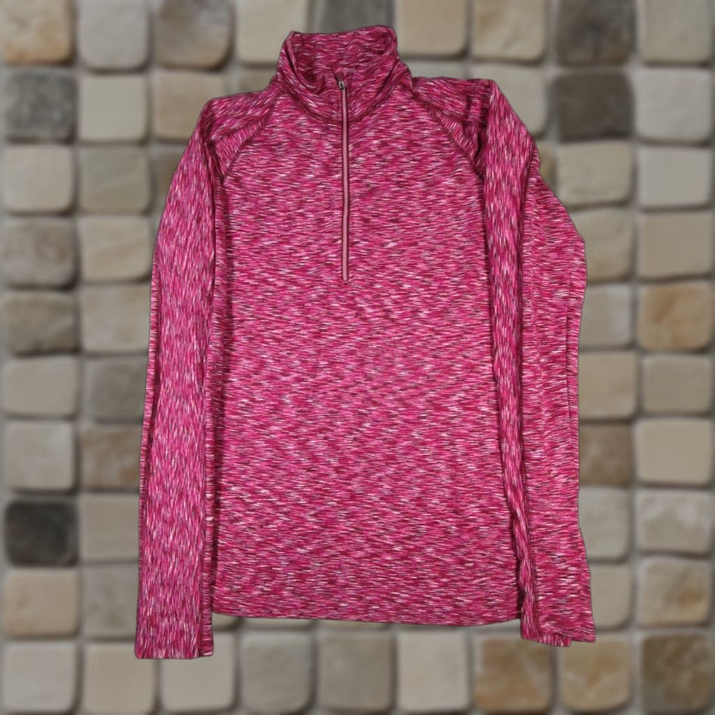 Athleta Athleta Pink Sweater Womens Small Mock Neck Zip Pullover Running Activewear for Women Size S / US 4 / IT 40 - 1 Thumbnail