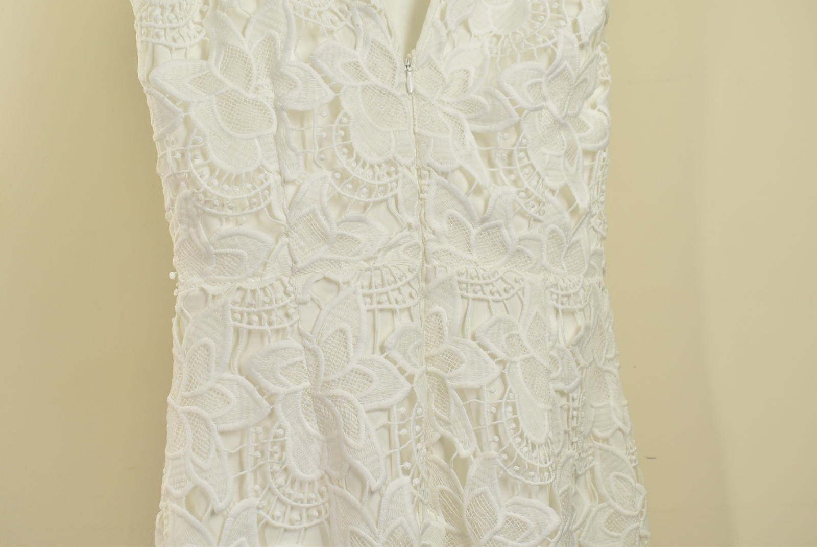 Designer Gina Tricot Dress UK8 Lace Sleeveless Embroidered Floral Size S / US 4 / IT 40 - 7 Thumbnail