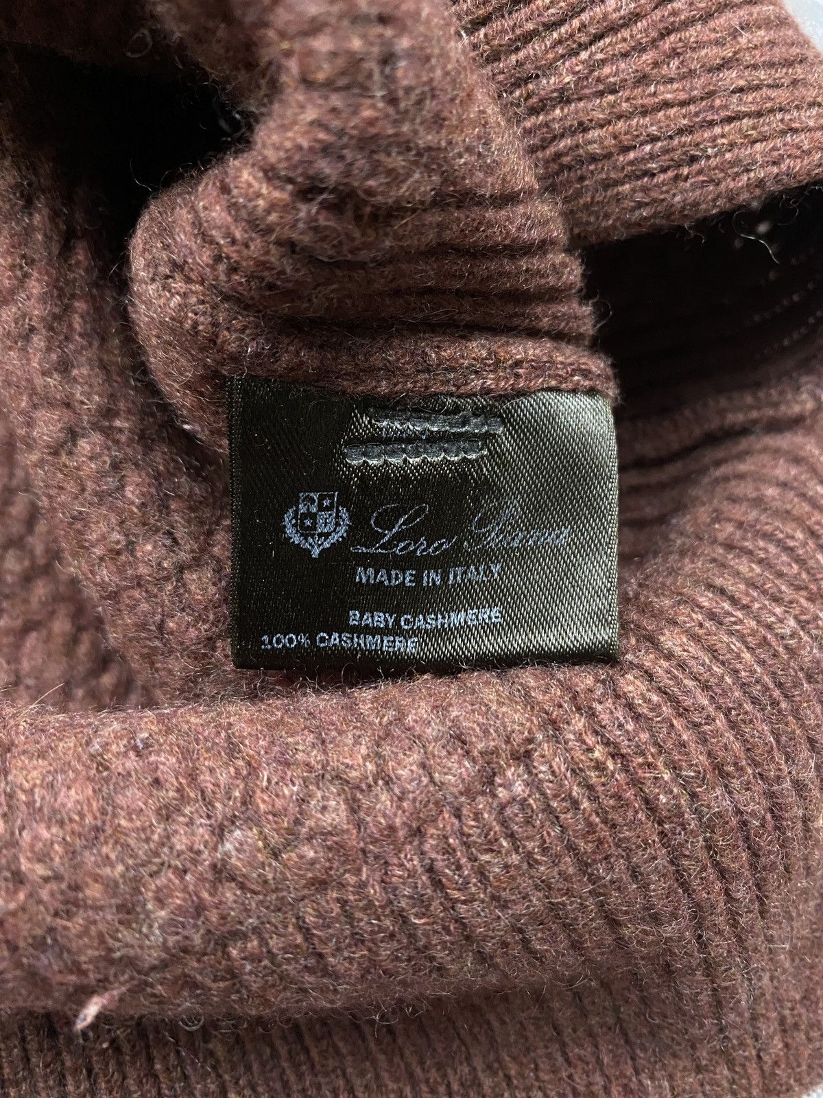 Loro Piana Loro Piana Womens Burgundy Baby Cashmere Sweater Size S / US 4 / IT 40 - 10 Thumbnail
