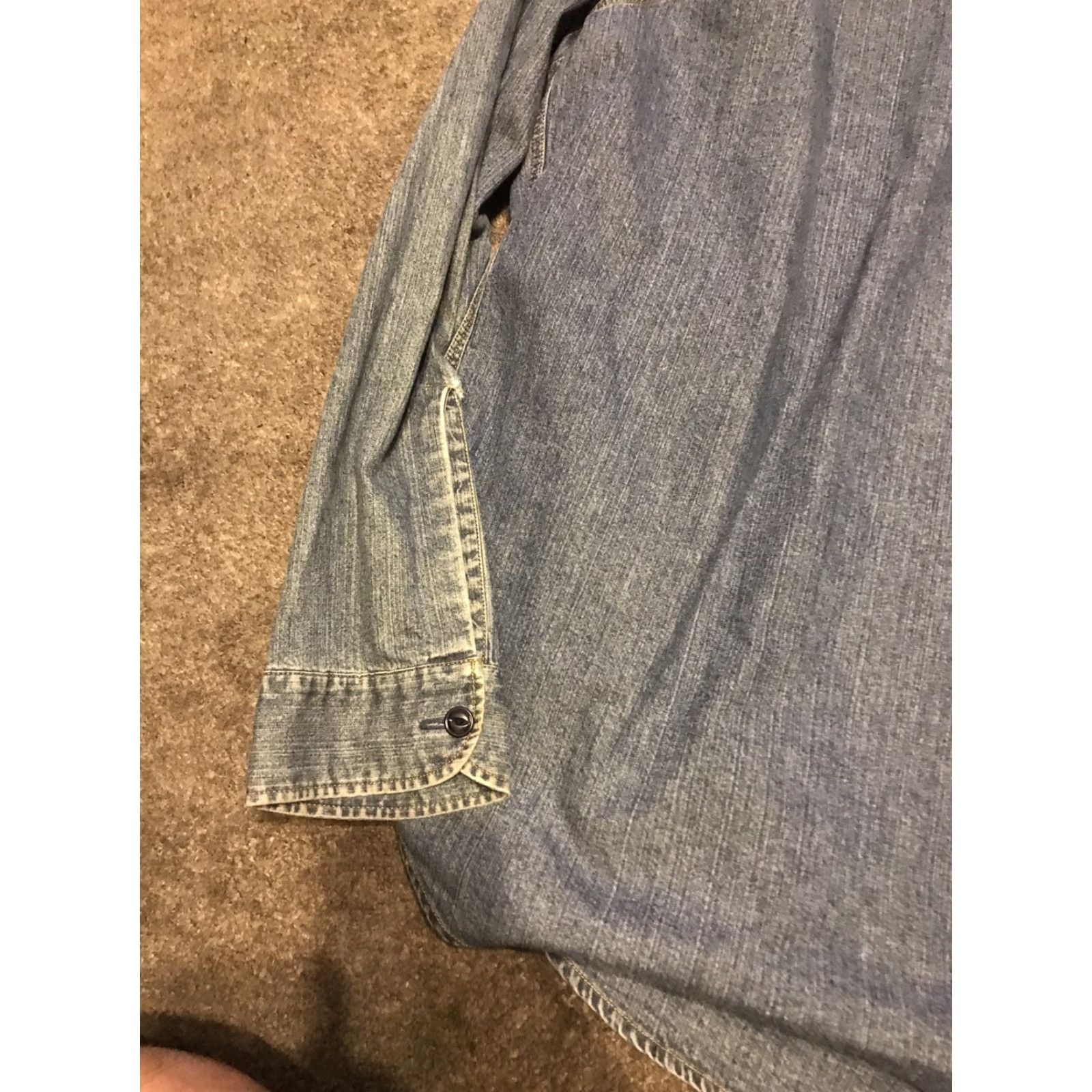 Ralph Lauren VINTAGE Polo Jeans Co. Ralph Lauren Shirt Mens XL Denim Blue Workshirt 90s Size US XL / EU 56 / 4 - 6 Thumbnail