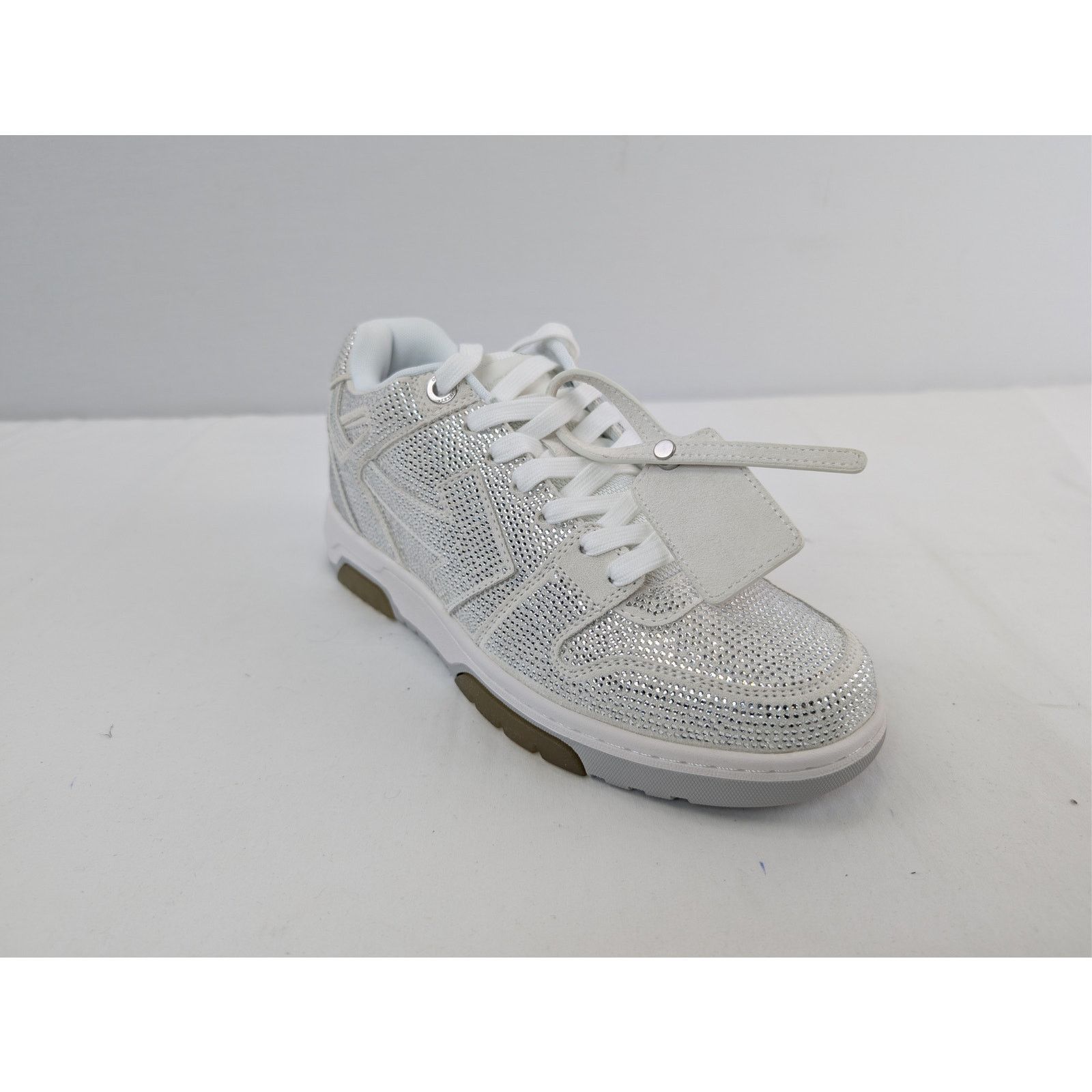 Off-White o1rshd1 Out of Office Strass Sneakers in White Size US 11 / EU 44 - 3 Thumbnail