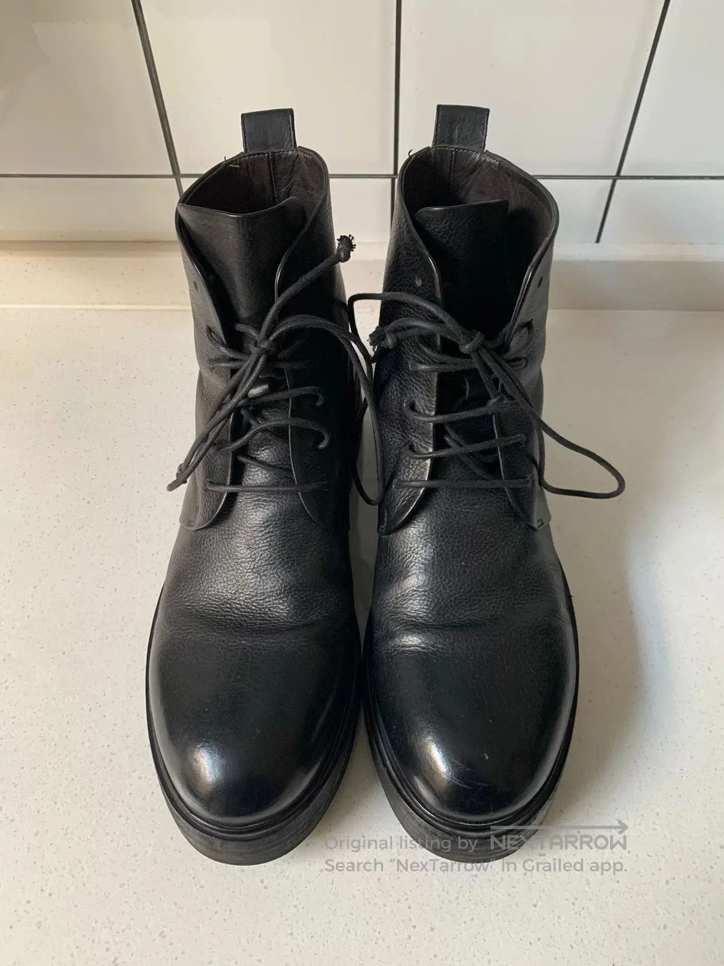 Marsell Marsell MM2846 Vegetable Tanned Calf Boots. Size US 10 / EU 43 - 2 Thumbnail