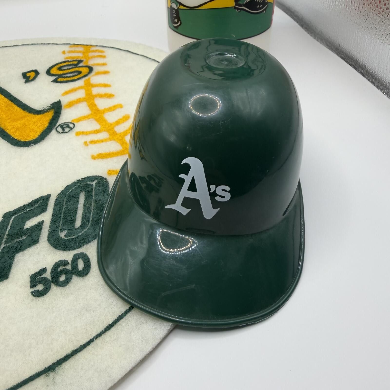 MLB MLB Hat Mug Water Bottle Oakland A's Vintage Lot of 4 Size ONE SIZE - 5 Thumbnail