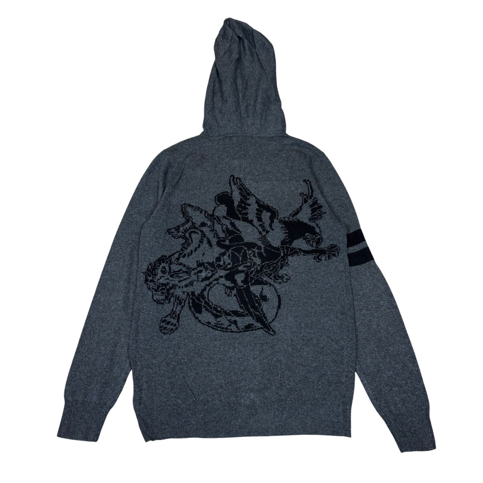 Ed Hardy NWT Ed Hardy Eagle Lambswool Angora Zip Hoodie Medium Y2K Size US M / EU 48-50 / 2 - 1 Thumbnail