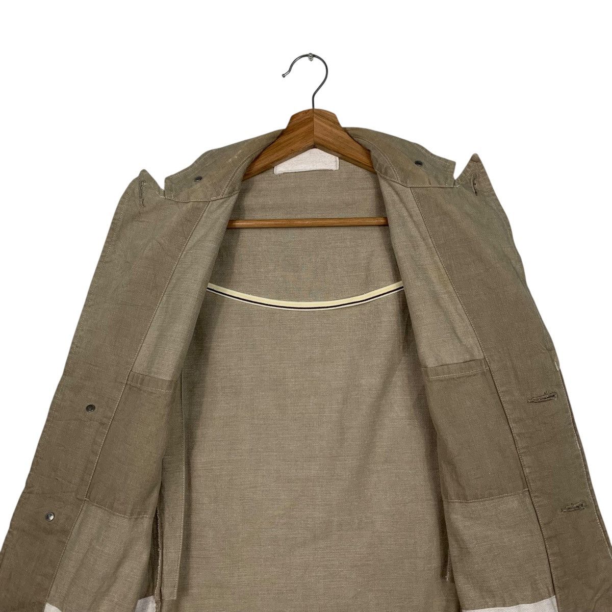 Japanese Brand VIOLET BUFFALO WALLOWS Hidden Button Casual Jacket #1844-C80 Size US L / EU 52-54 / 3 - 12 Thumbnail