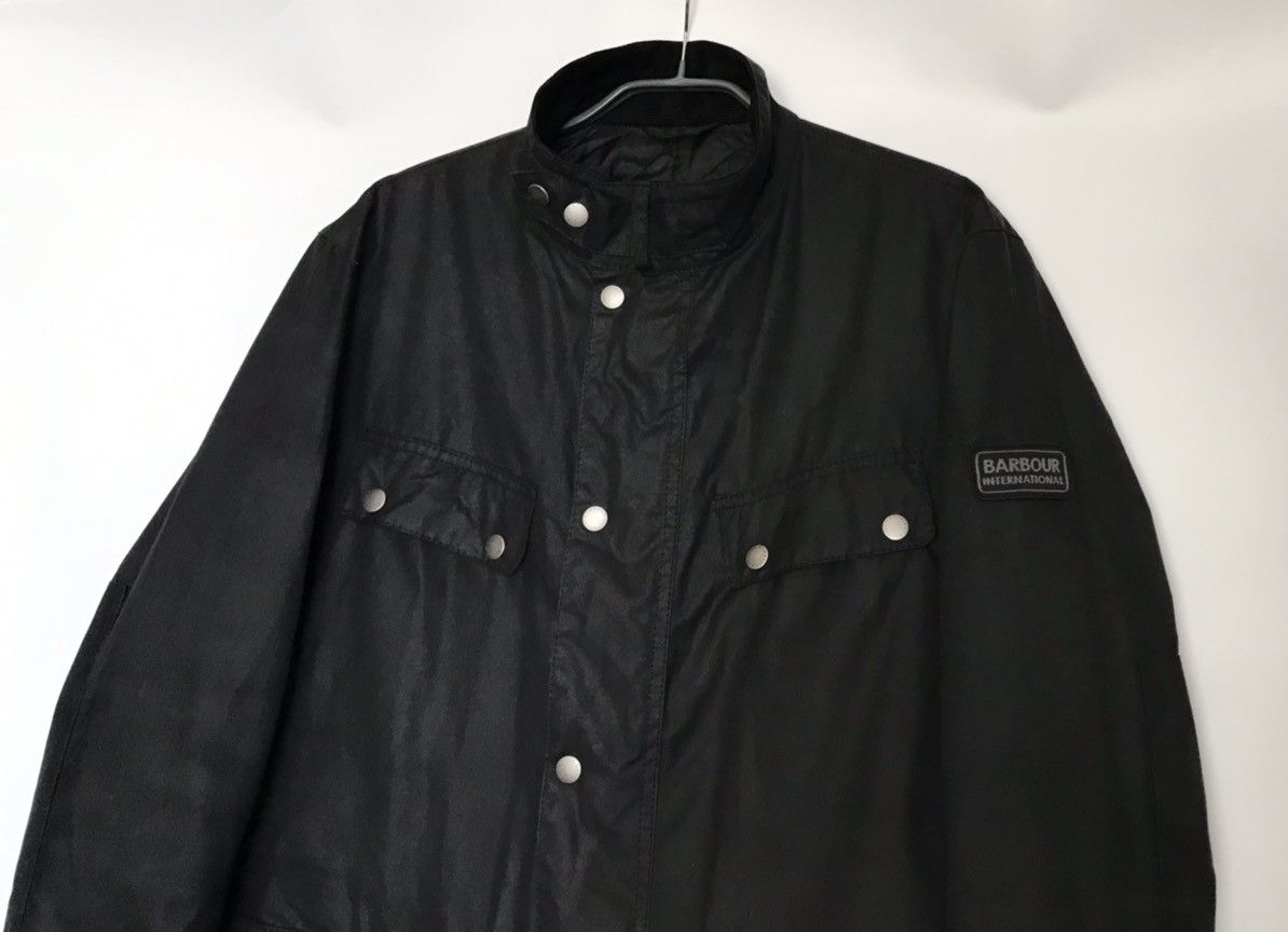 Barbour International Duke Wax Jacket AW17 Men's M Black