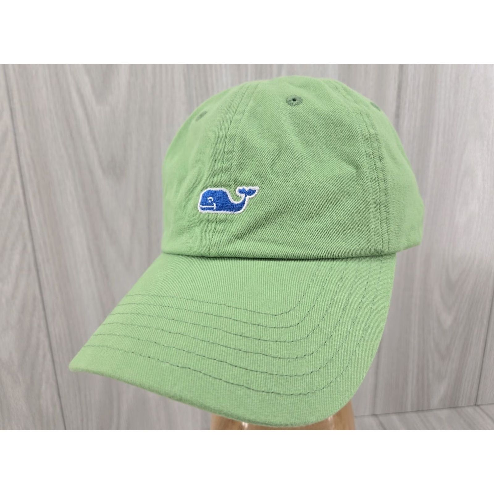 Vineyard Vines Vineyard Vines Hat Baseball Cap StrapBack Green Adjustable Whale Logo Unisex Adults Casual Adjustable Green Logo Baseball Cap Size ONE SIZE - 2 Thumbnail