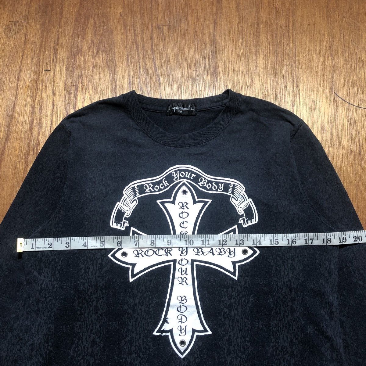 Japanese Brand × Seditionaries × Vintage Spinash Cross Logo Long Sleeve Tee Size US M / EU 48-50 / 2 - 17 Thumbnail