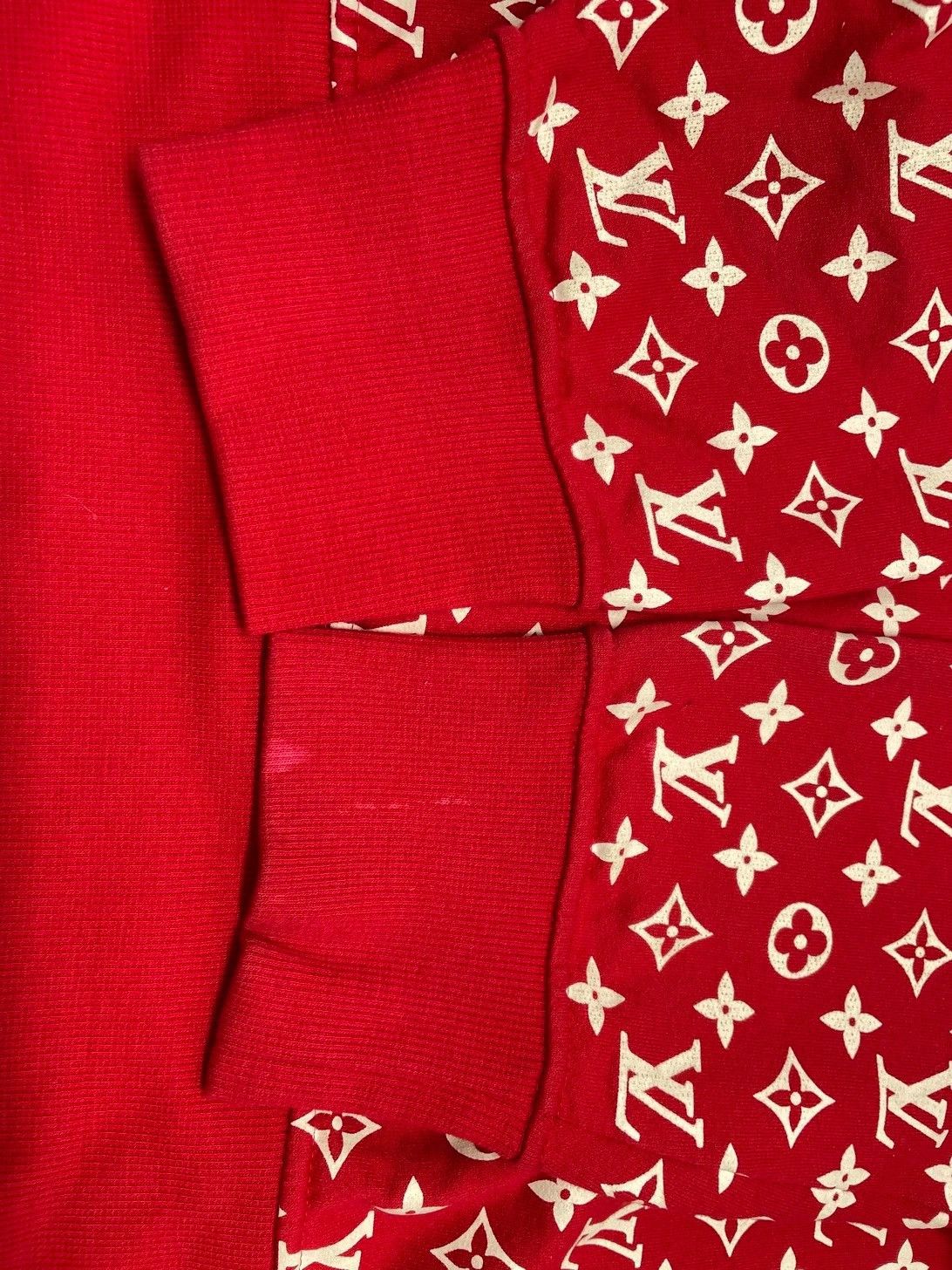 Louis Vuitton Louis Vuitton Co-branded Red Full Print Hoodie -DMC Size US XL / EU 56 / 4 - 12 Thumbnail