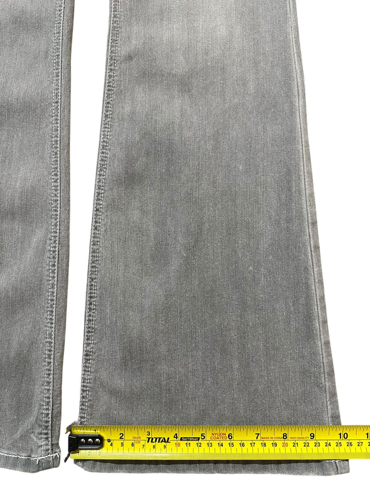 Japanese Brand Vintage Japanese Brand Light Faded Wash Style Flared Jeans Size US 30 / EU 46 - 16 Thumbnail