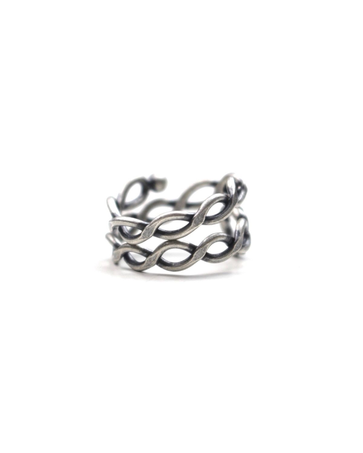 Hysteric Glamour 2000S JAPANESE MADE INTERLACED LOOP CHAIN BAND RING Size ONE SIZE - 1 Thumbnail