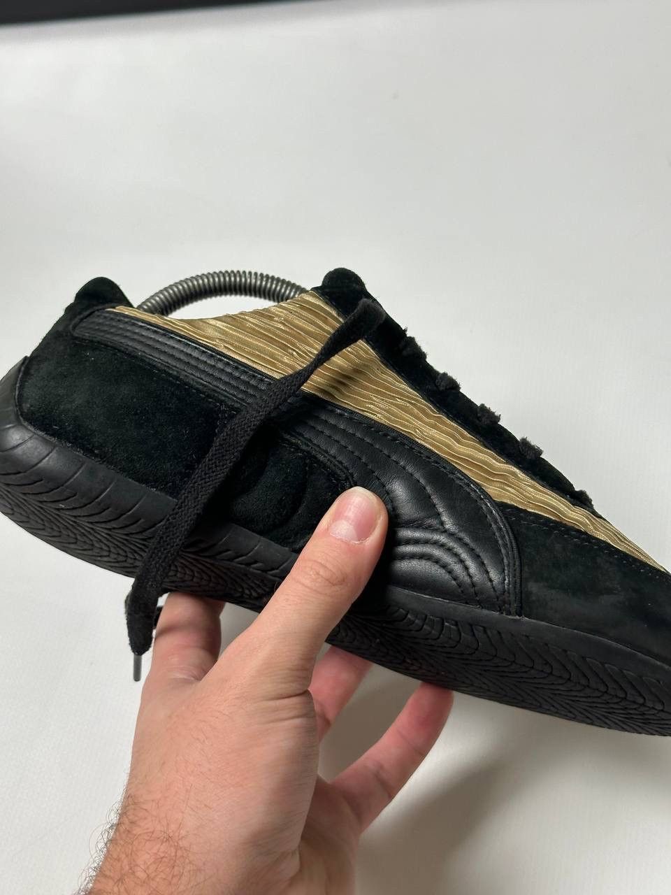 Puma Vintage Rare Puma Speed Cat 00s Shoes Gold/Black Size US 8.5 / IT 38.5 - 11 Thumbnail