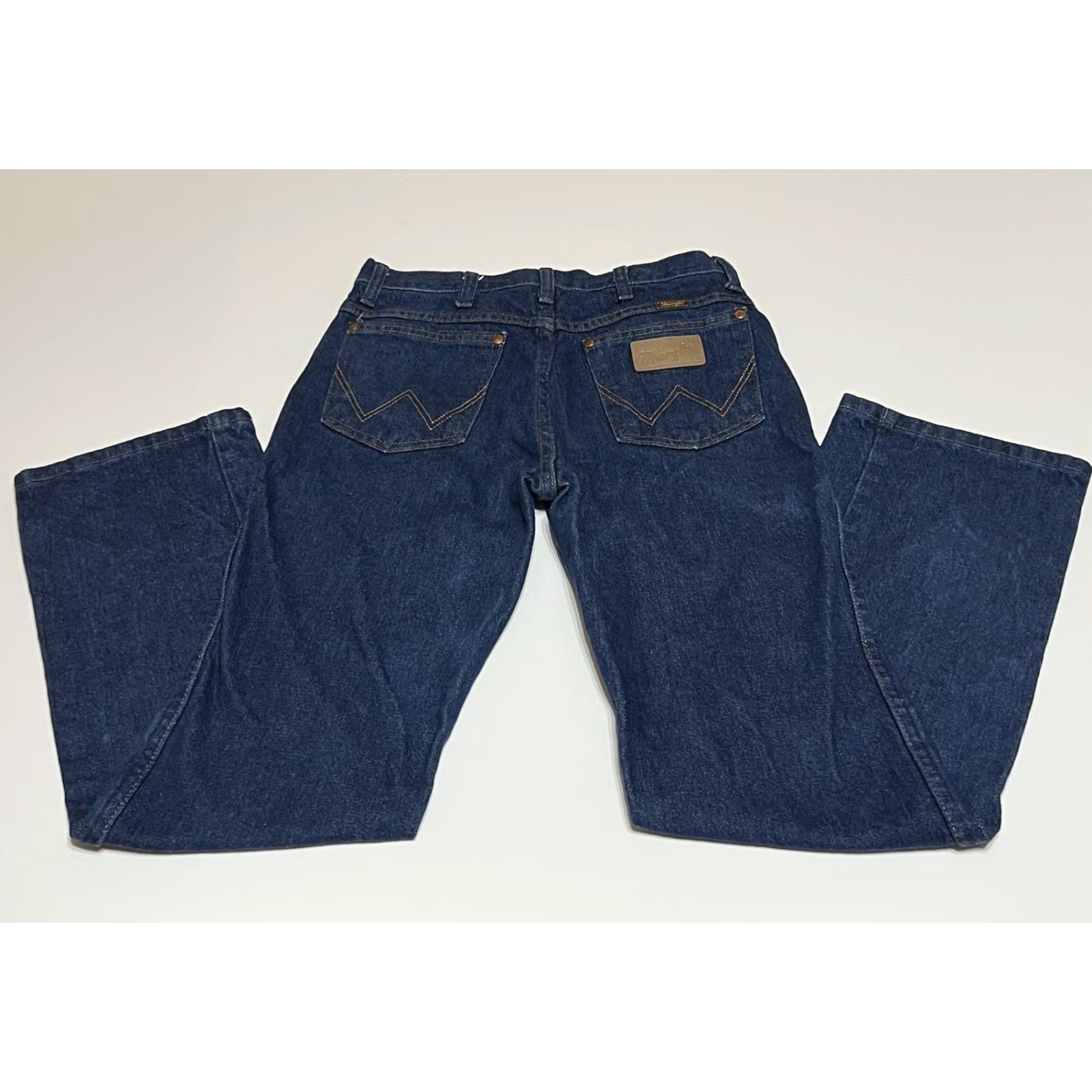 Wrangler Wrangler Cowboy Cut Slim Fit Jeans 936PWD Men 29x30 Blue Denim 5-Pocket Western Cowboy Theme Size US 29 - 2 Thumbnail