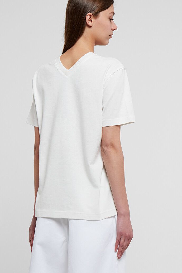 Bottega Veneta o1n1vont1224 T-Shirt in White Size L / US 10 / IT 46 - 3 Thumbnail