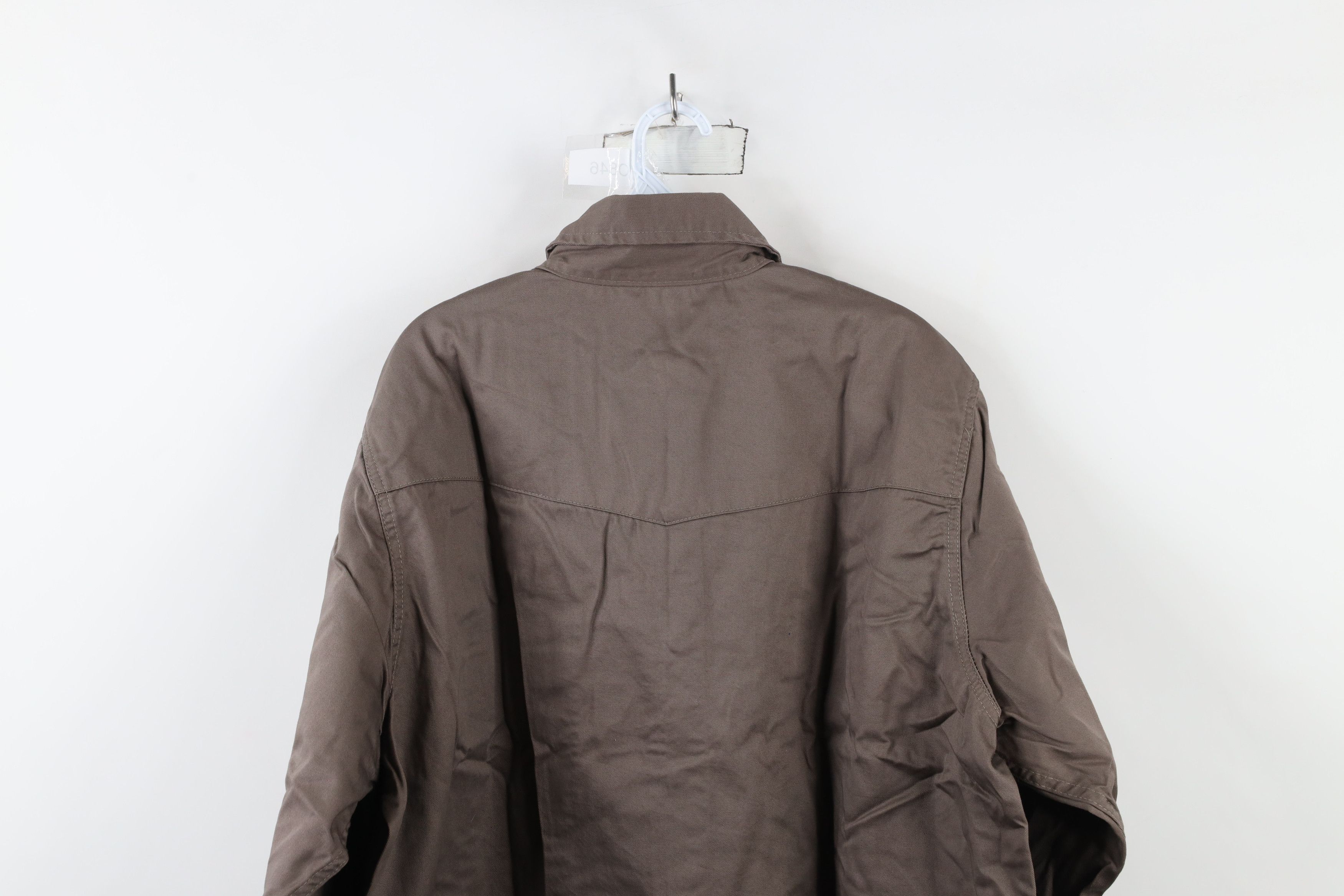 Vintage New Rasco FR Resistant 7.5 oz Western Snap Button Shirt Gray Size US XL / EU 56 / 4 - 11 Thumbnail