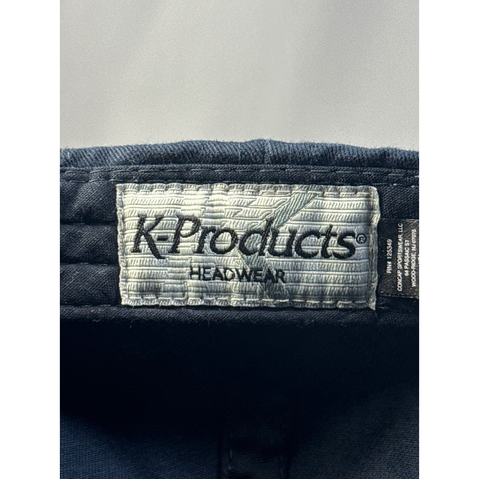 Other Vintage Navy Blue K-Products Snapback Hat Made in USA Blank Size ONE SIZE - 6 Thumbnail