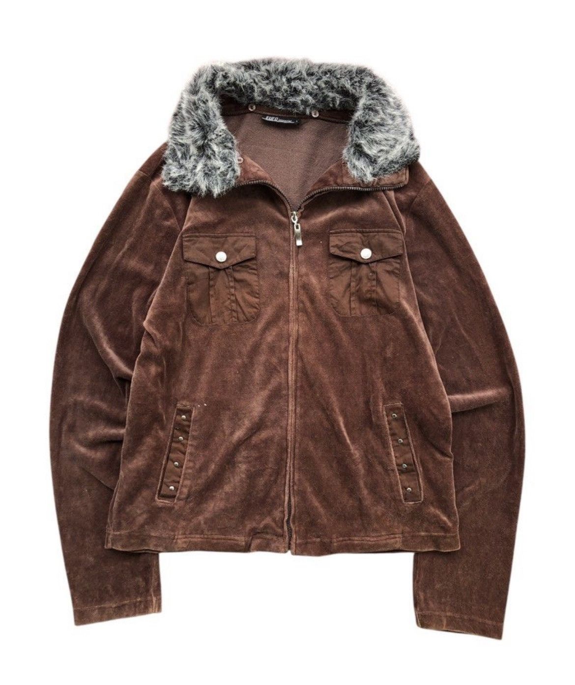 Vintage Vintage Euro immortal Fur Corduroy Jacket Size US L / EU 52-54 / 3 - 1 Thumbnail