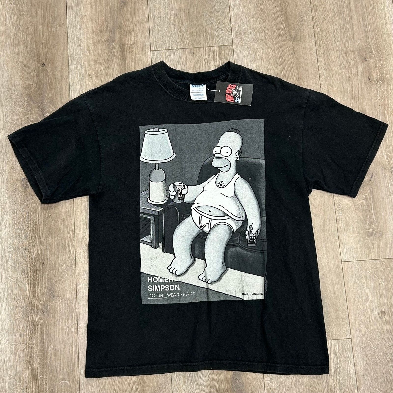 Vintage Vintage 2000 Homer Simpson Doesn't Wear Khakis Tee Large Size US L / EU 52-54 / 3 - 1 Thumbnail