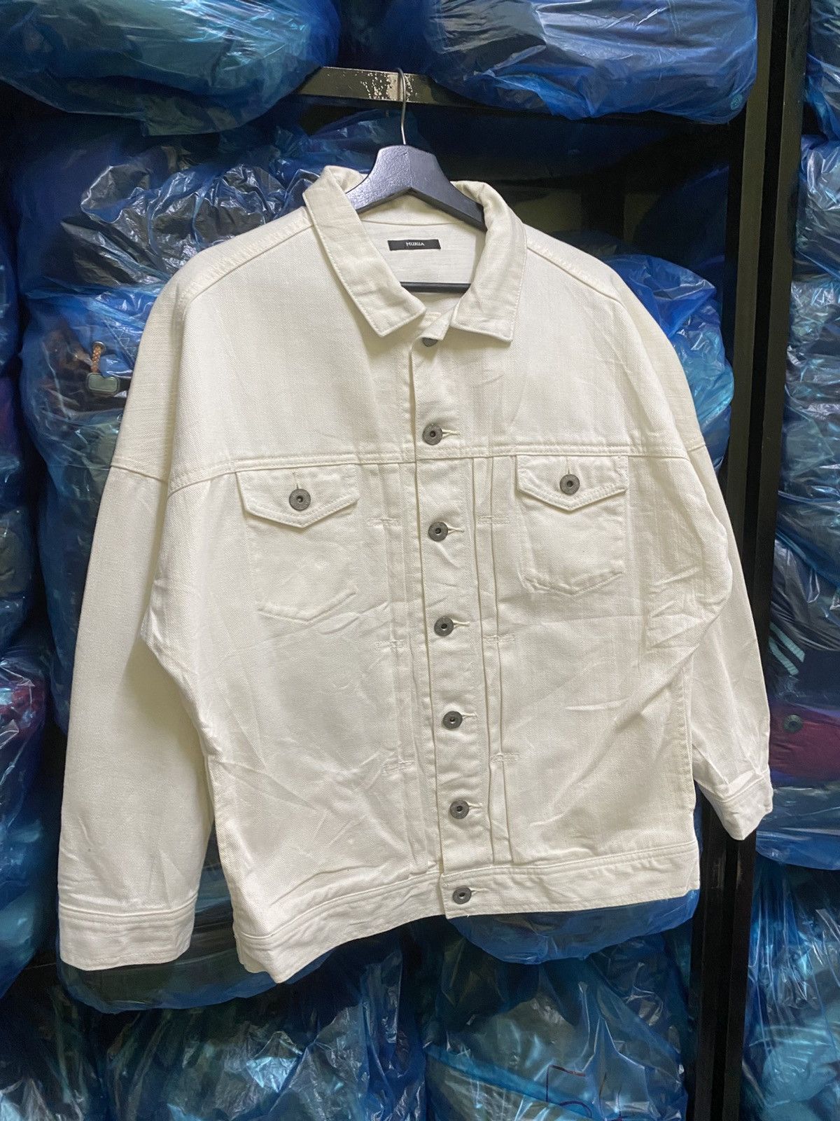 Japanese Brand MURUA DENIM TRUCKER JACKET Size M / US 6-8 / IT 42-44 - 3 Thumbnail