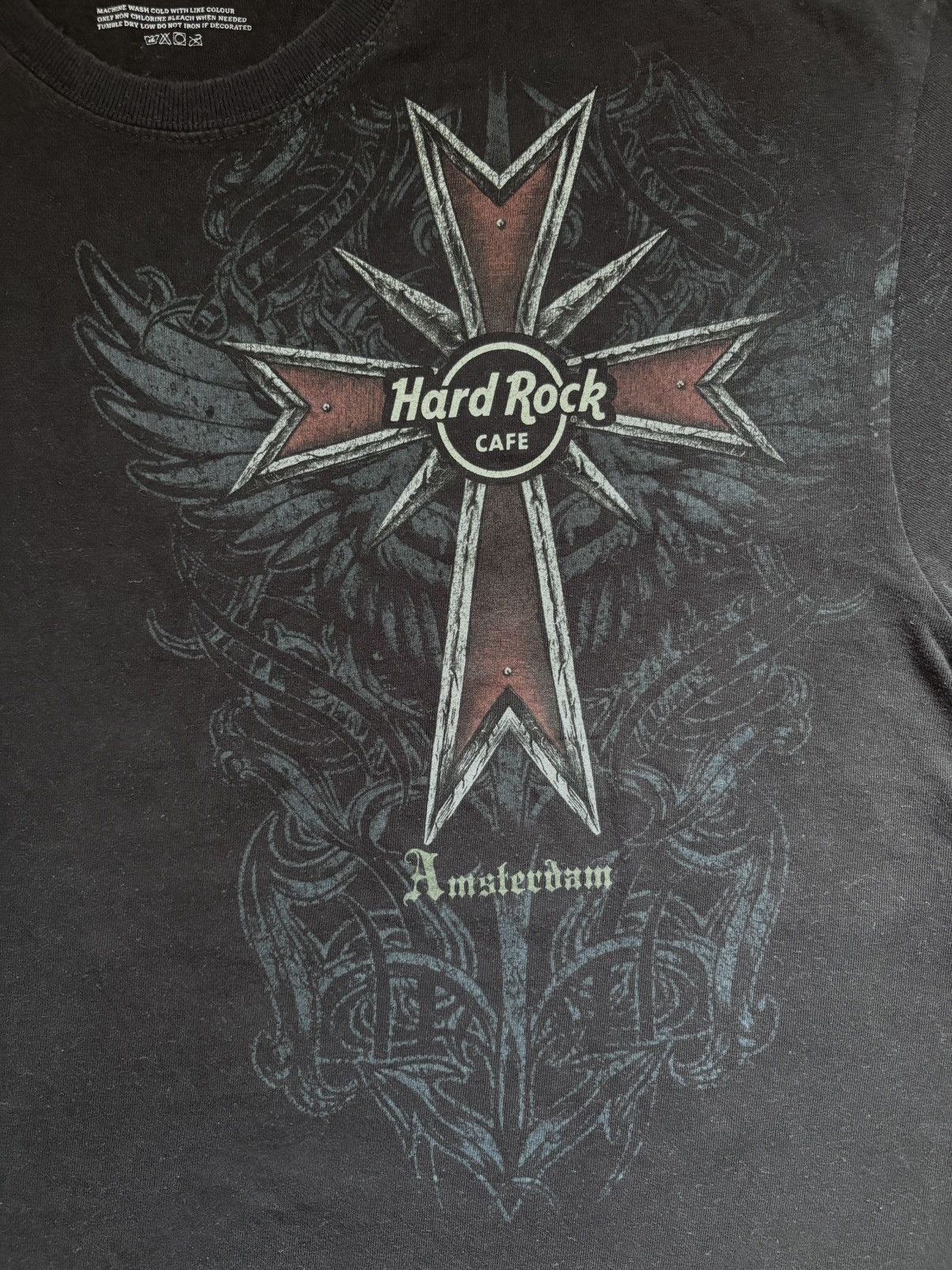 Hard Rock Cafe Vintage Hard Rock Cafe Y2K Amsterdam T-Shirt Size US XL / EU 56 / 4 - 6 Thumbnail