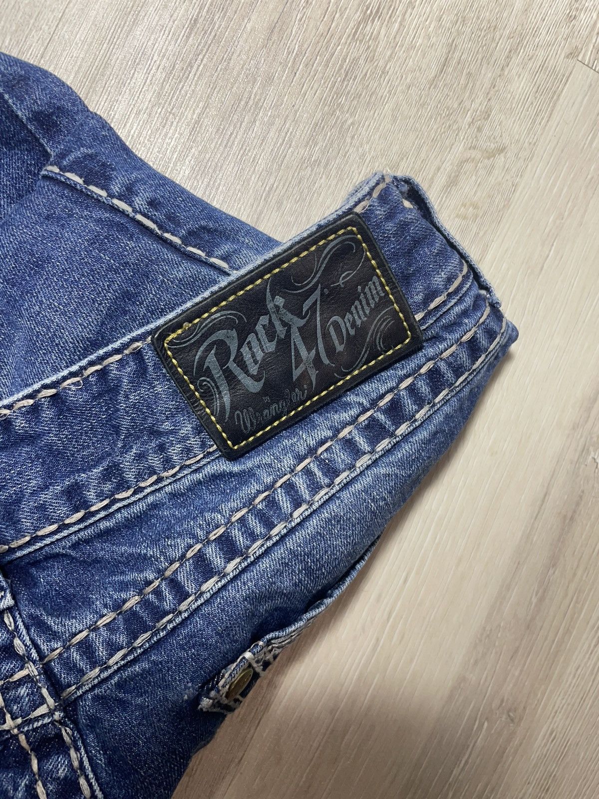 Wrangler Rock 47 by Wrangler Bootcut Jeans | Y2K Vintage Denim Size US 32 / EU 48 - 3 Thumbnail