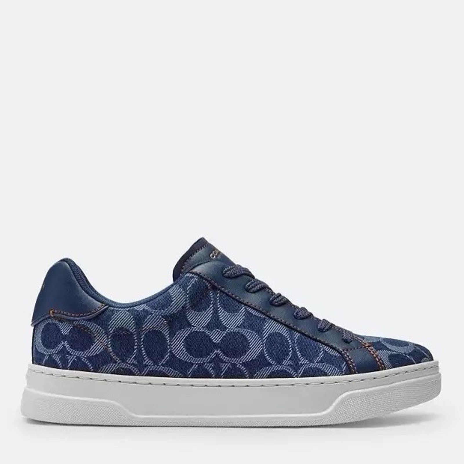 Coach NEW Coach High Line Sneaker Denim Deep Blue CBO10 us6 Size US 6 / IT 36 - 3 Thumbnail
