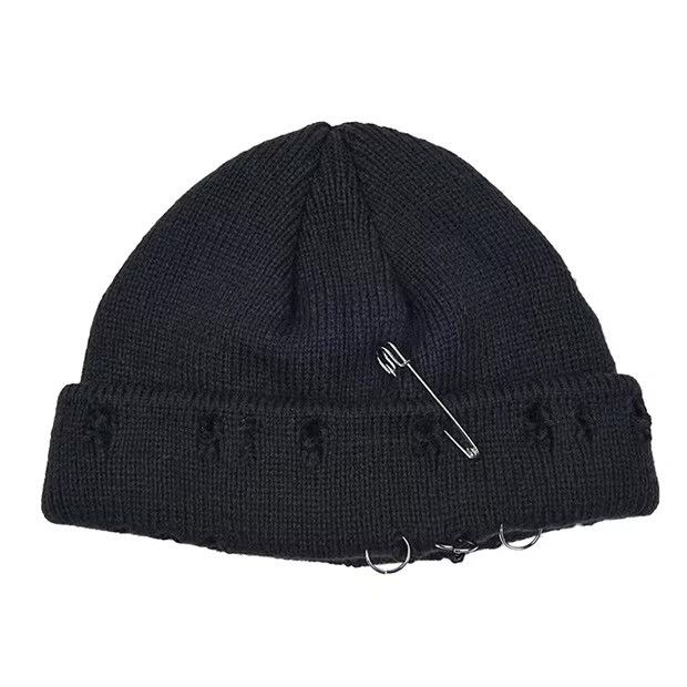 Jewelry × Vintage Y2K Knitted Hat Women Fashion Warm Thick Size ONE SIZE - 1 Thumbnail