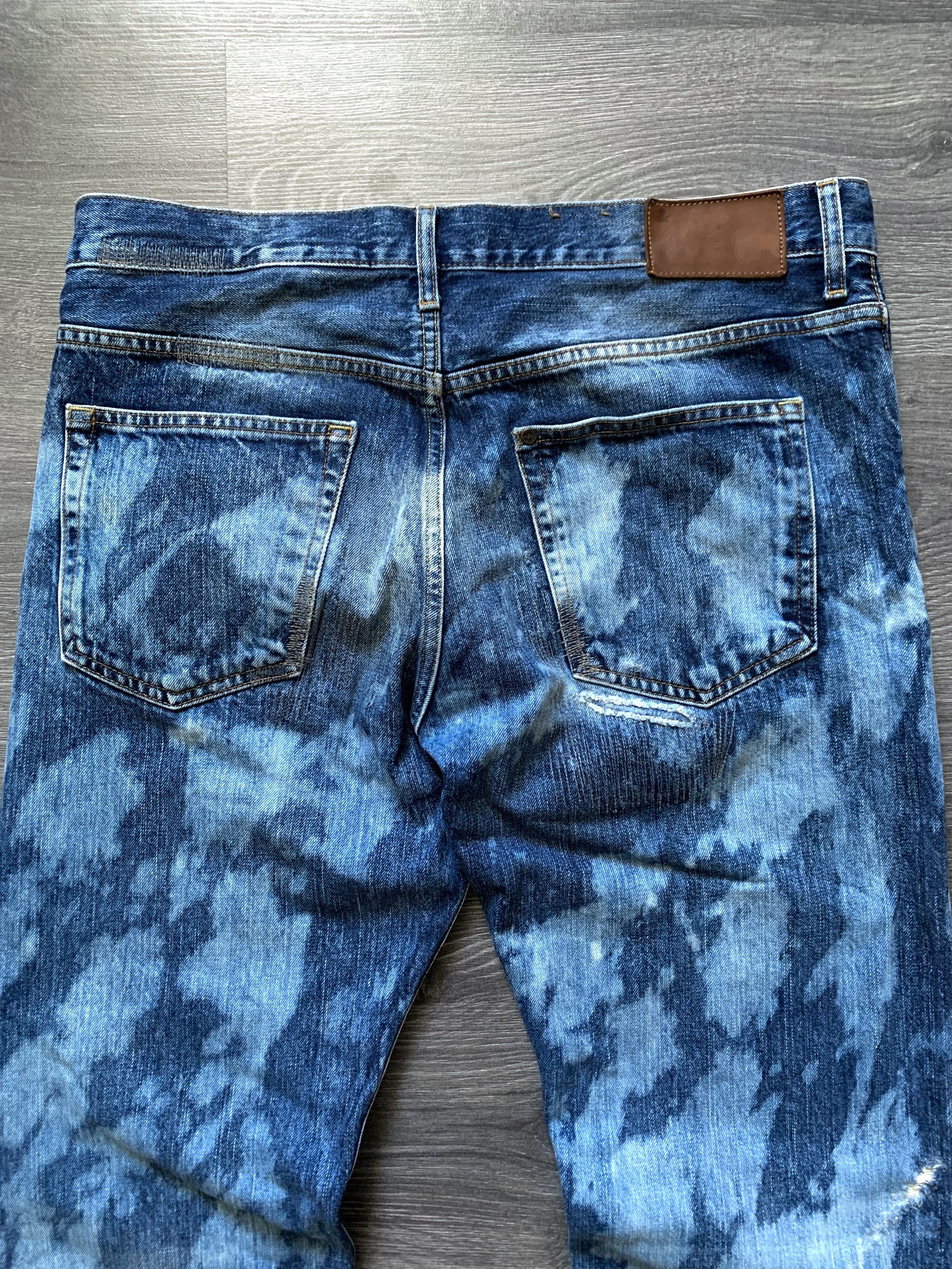 H&M Distressed Denim Jeans Kapital style Y2k Size US 34 / EU 50 - 3 Thumbnail