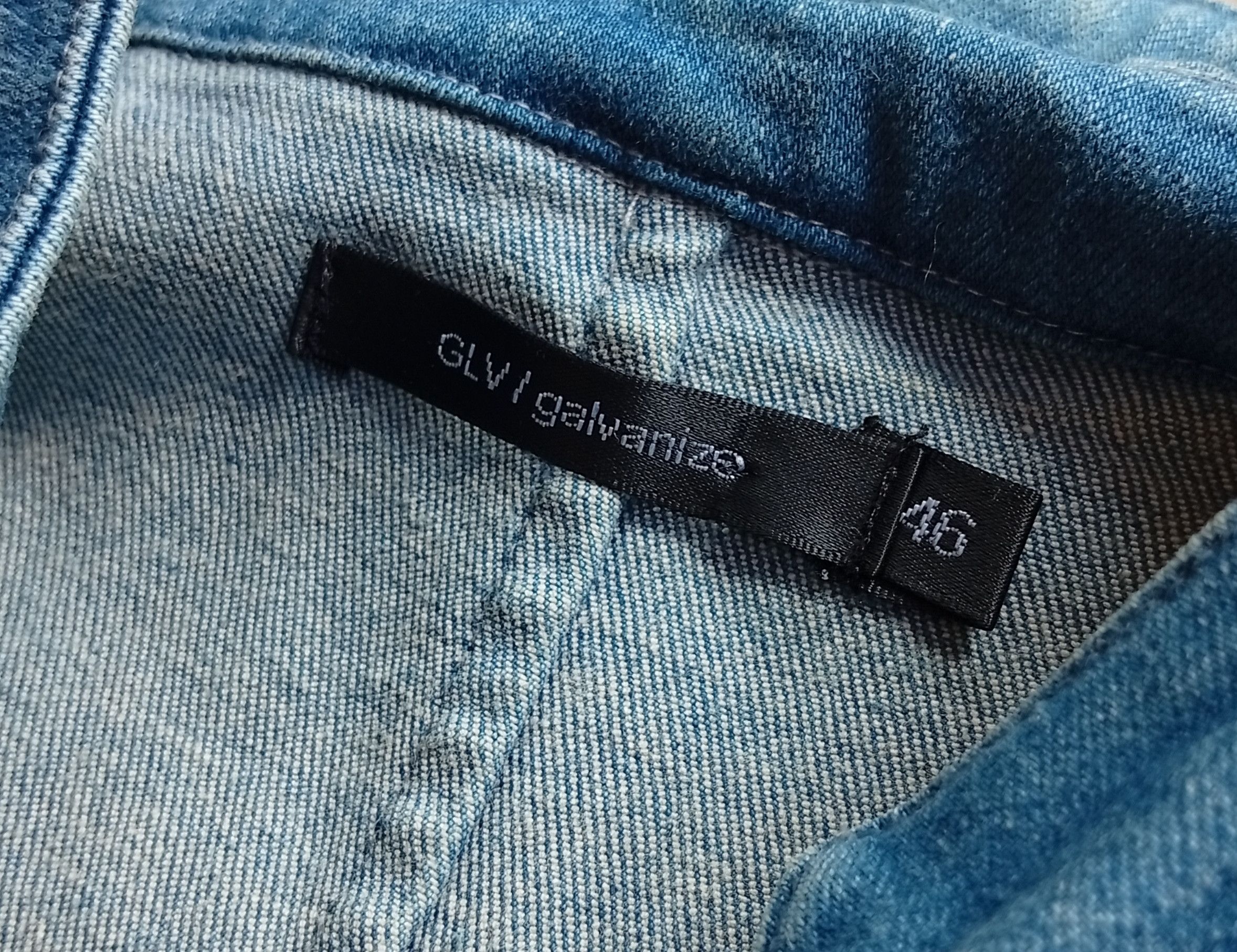 Japanese Brand Galvanized denim fishtail stretch jacket Size US S / EU 44-46 / 1 - 6 Thumbnail