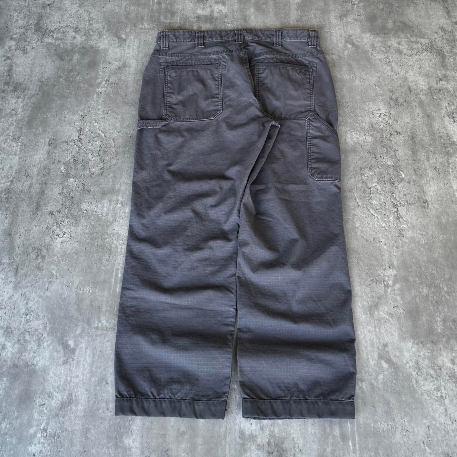 Carhartt × Carhartt Wip × Vintage Vintage Y2K Wolf Grey Double Knee Baggy Carpenter Pants Size US 36 / EU 52 - 2 Thumbnail