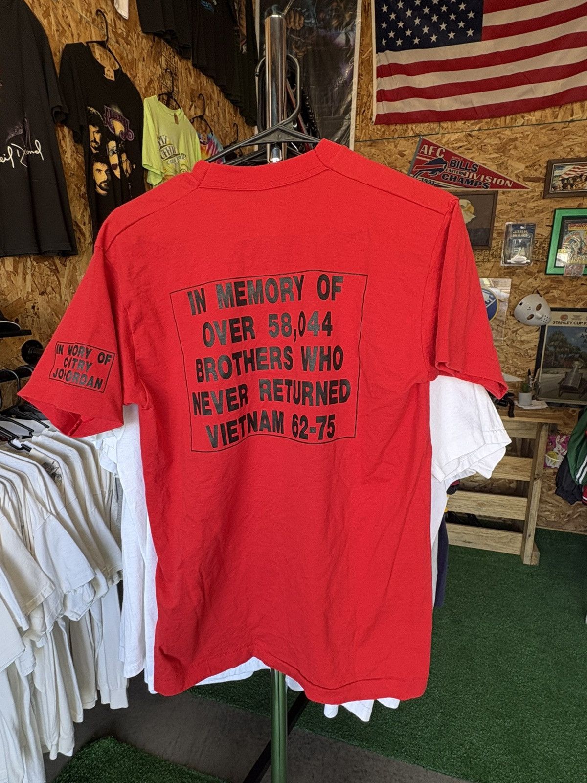 Vintage Vintage 1996 Vietnam War Veterans Roundup T-Shirt Size US M / EU 48-50 / 2 - 2 Thumbnail