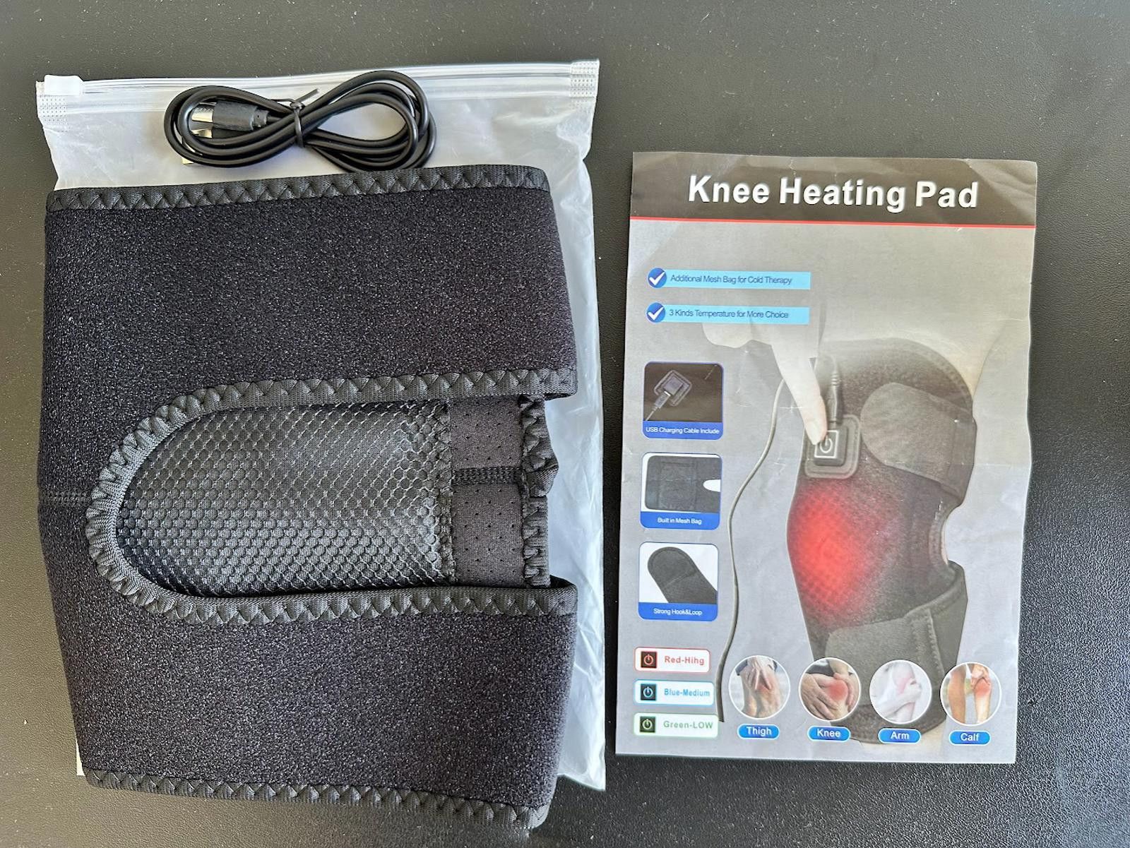 NBDN Nobrandedon NWT Heating Knee Brace Size ONE SIZE - 1 Preview