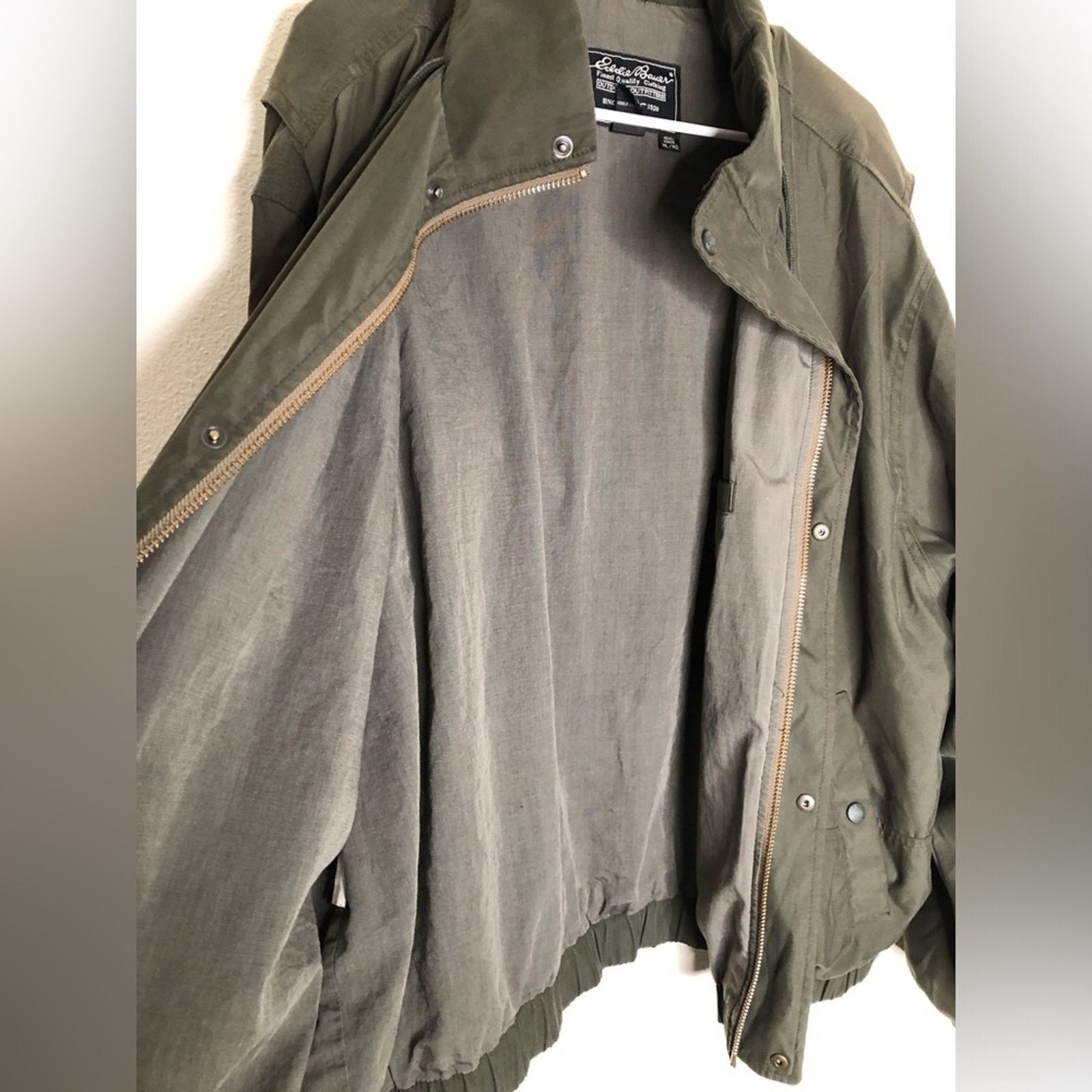 Eddie Bauer Eddie Bauer Bomber Jacket—XL— Military Green Size US XL / EU 56 / 4 - 4 Thumbnail