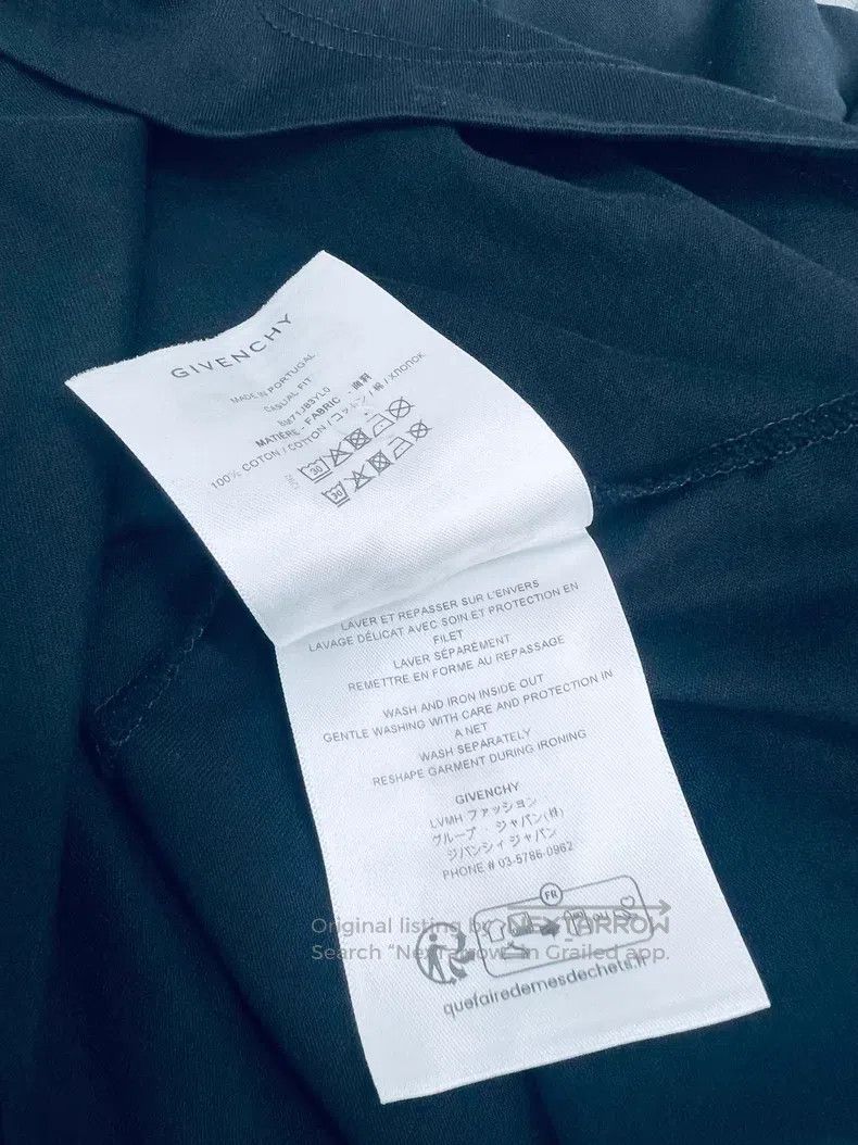 Givenchy Givenchy Men's Short Sleeve T-Shirt with Wheat Logo on Che Size US M / EU 48-50 / 2 - 6 Thumbnail