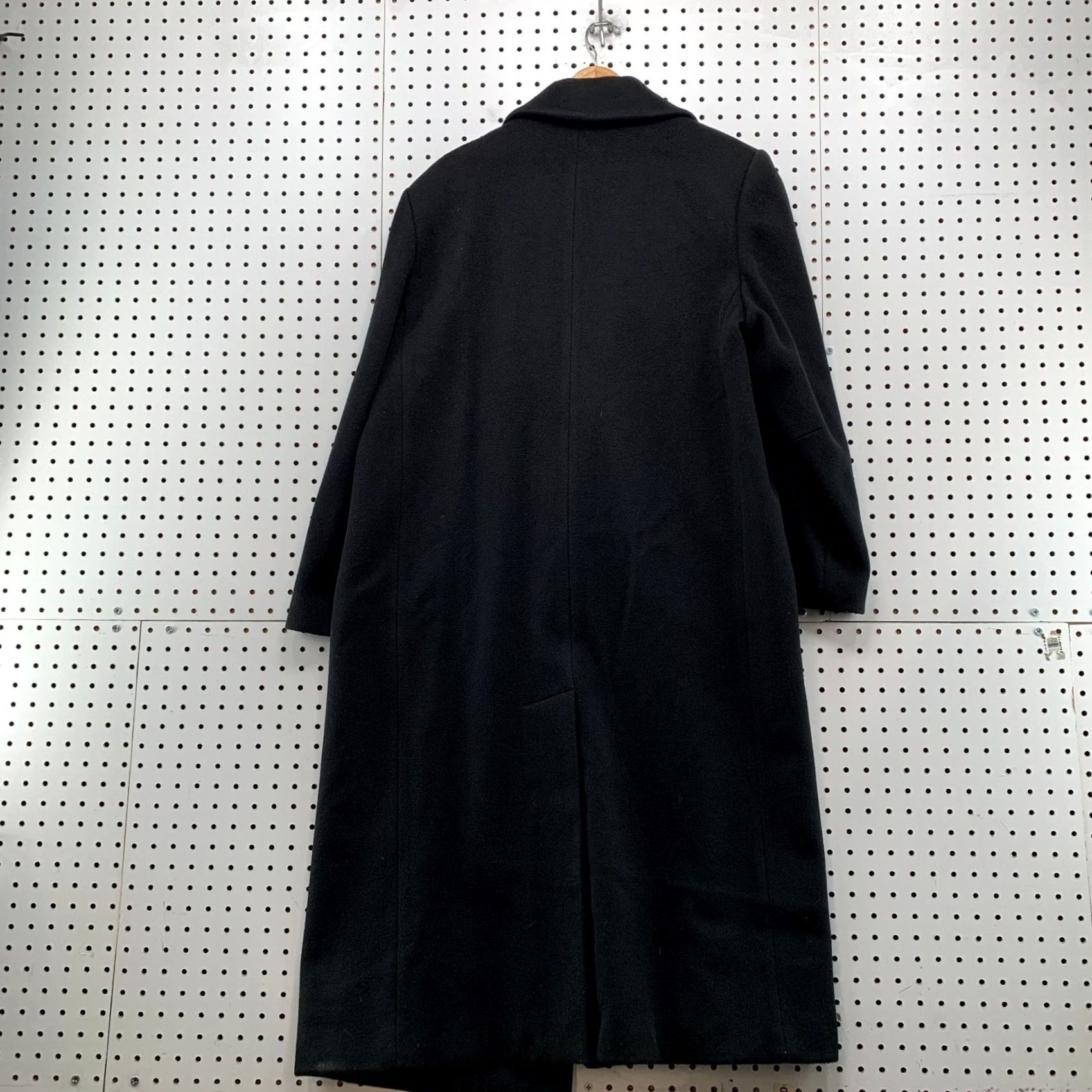 Doublet Vintage Forecaster Boston Wool Overcoat Women 16 Black Double Breasted Made USA Size XXL / US 16-18 / IT 52-54 - 2 Thumbnail