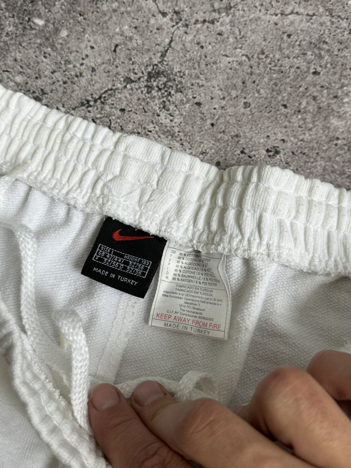 Nike × Vintage Vintage Nike Y2K baggy white oversized sport pants Size US 32 / EU 48 - 12 Thumbnail