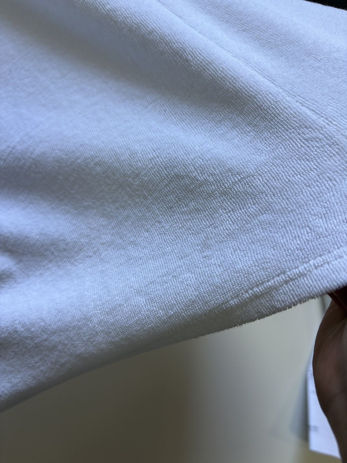 Reiss REISS Turin Terry Towelling Cuban Collar Shirt White S Size US S / EU 44-46 / 1 - 10 Thumbnail