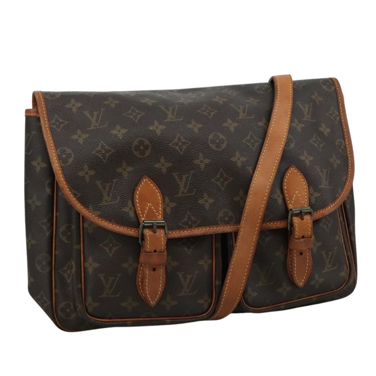 Louis Vuitton Monogram Gibeciere Gm Shoulder Bag M42246 in Brown, Women's