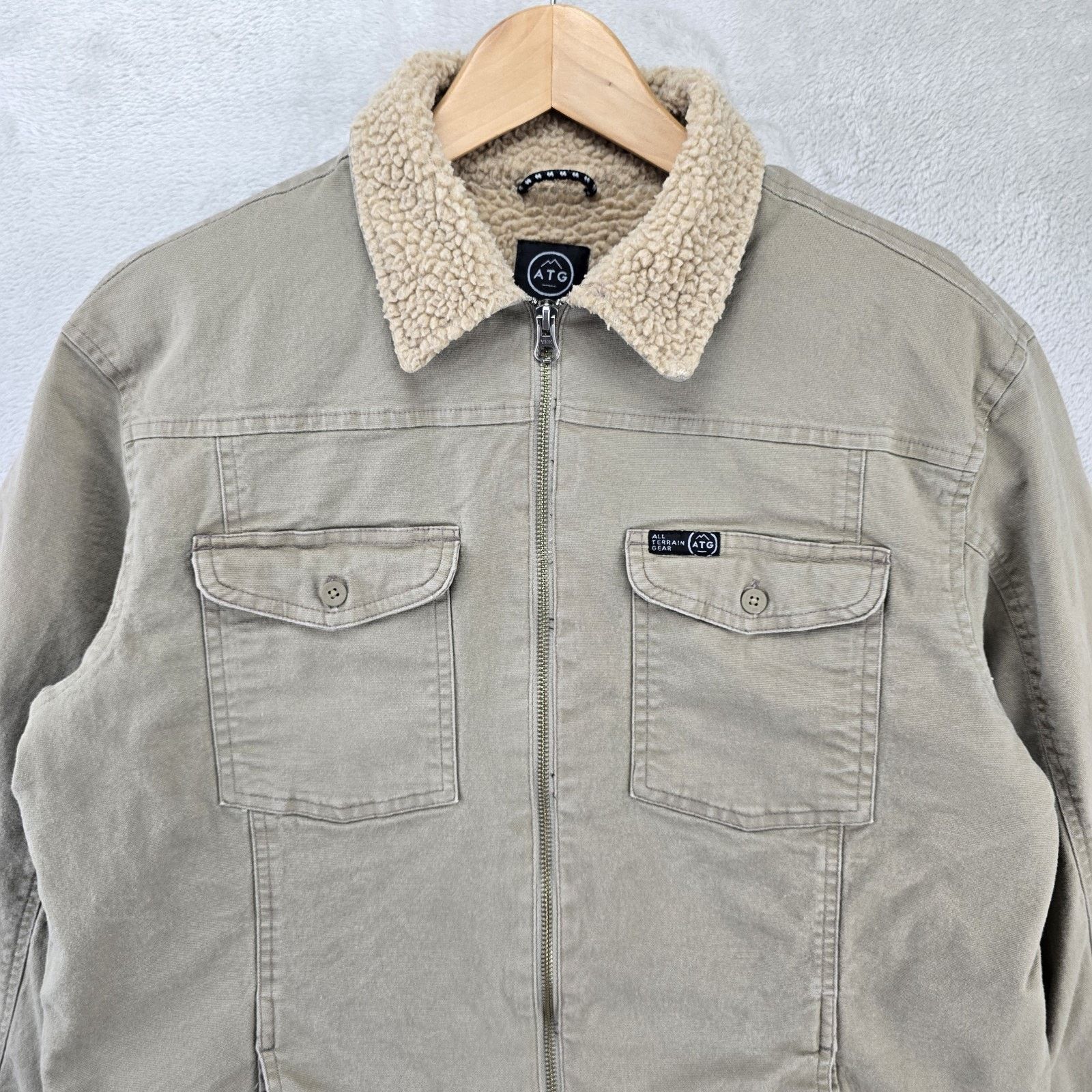 Wrangler Wrangler ATG Sherpa Lined Jacket M Canvas All Terrain Gear Size US M / EU 48-50 / 2 - 4 Thumbnail