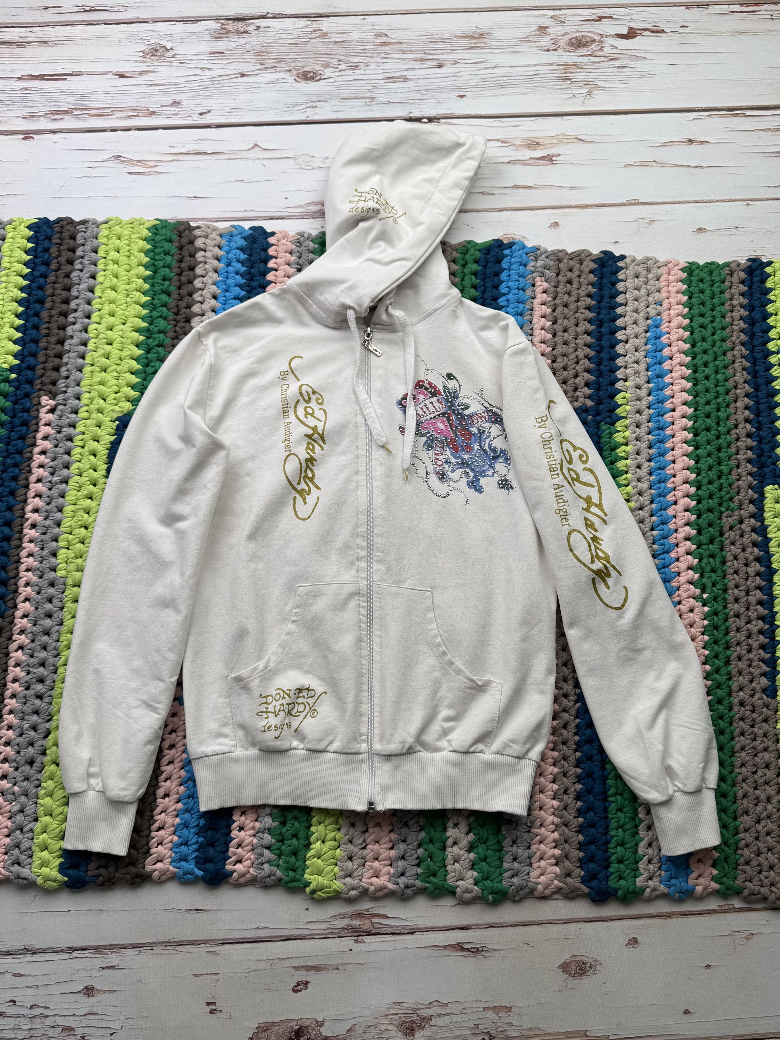 Ed Hardy Ed Hardy Vintage Hoodie Size M / US 6-8 / IT 42-44 - 2 Thumbnail