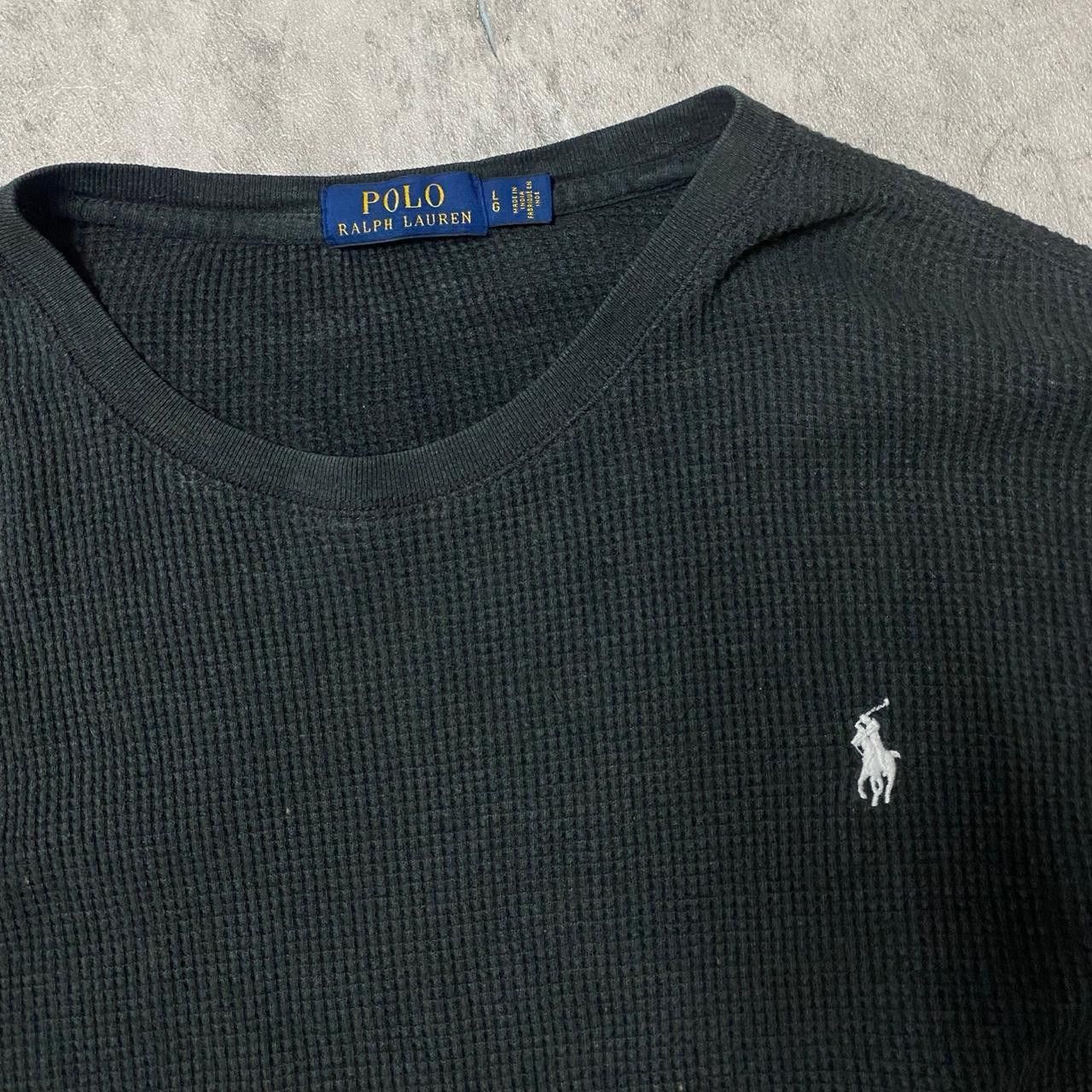 Polo Ralph Lauren Black Polo Ralph Lauren long sleeve thermal top #preppy Size US L / EU 52-54 / 3 - 4 Thumbnail