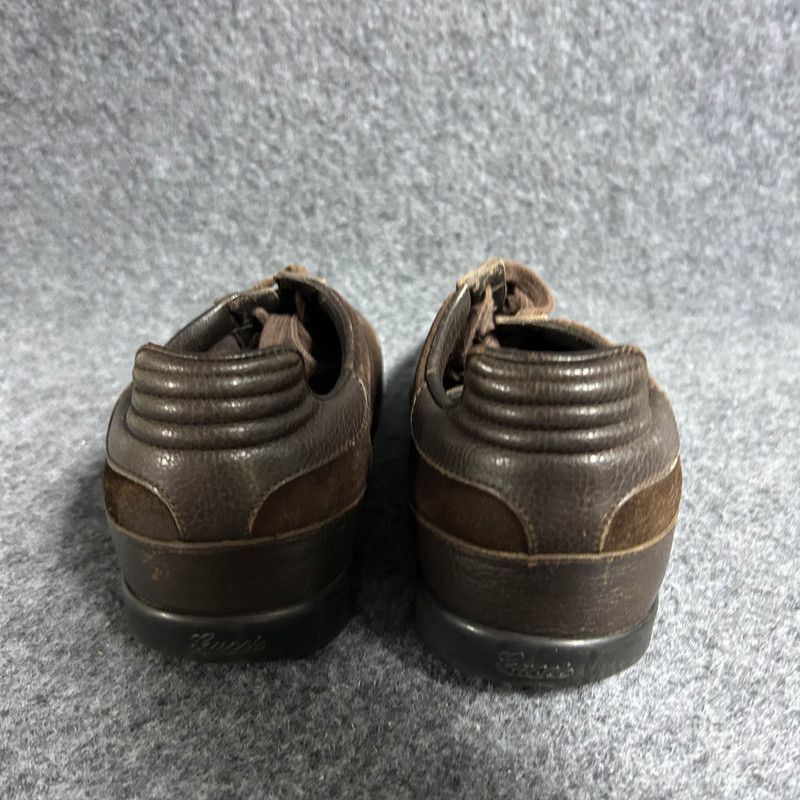 Gucci Gucci Brown Leather Lace-Up Casual Shoes -2508 Size US 8.5 / EU 41-42 - 3 Thumbnail