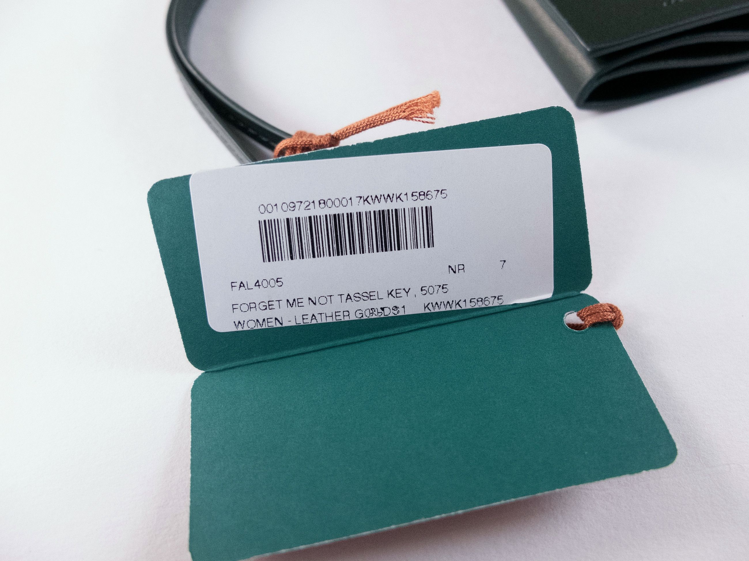 Loro Piana LORO PIANA dark green leather concealed tassel keyring Size ONE SIZE - 3 Thumbnail
