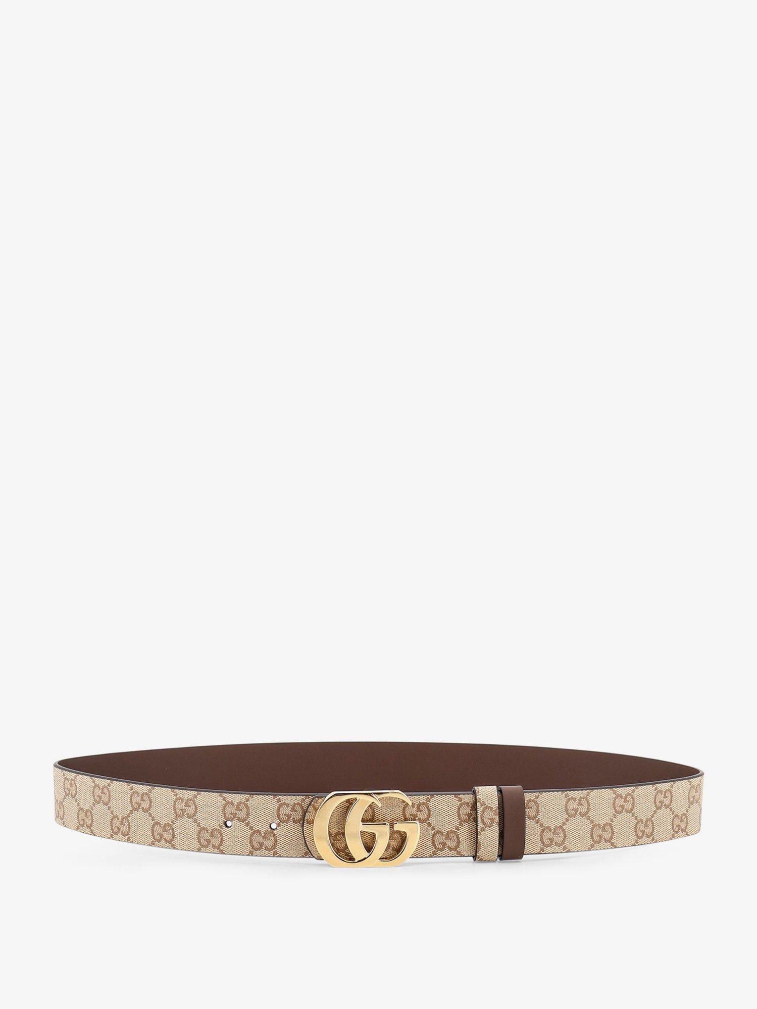 GUCCI Marmont Beige/Tan with “GG” Monogram Belt, Authentic, NIB Authentic Gucci Marmont GG faded leather belt main image 3