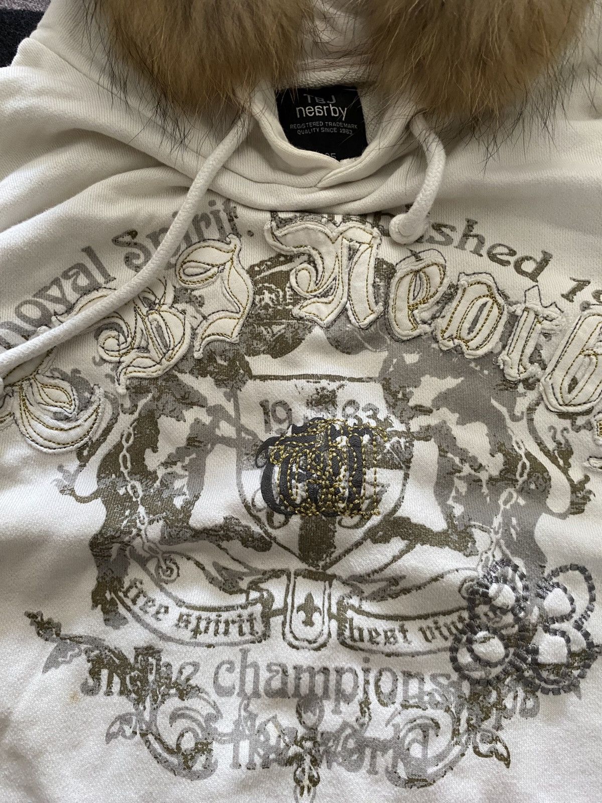 If Six Was Nine × Japanese Brand × Le Grande Bleu (L.G.B.) Vintage tbj jeans fur poem hoodie Size US L / EU 52-54 / 3 - 3 Thumbnail
